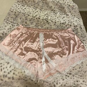 Silk night shorts